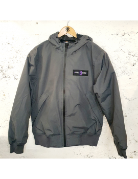 Coat Grey 3Spin1/2 Purple