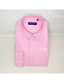 Oxford Pink Shirt Femme
