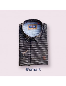 smart Shirt Homme col black