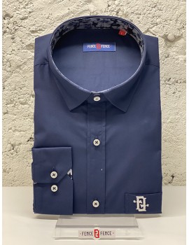 Navy Shirt Homme